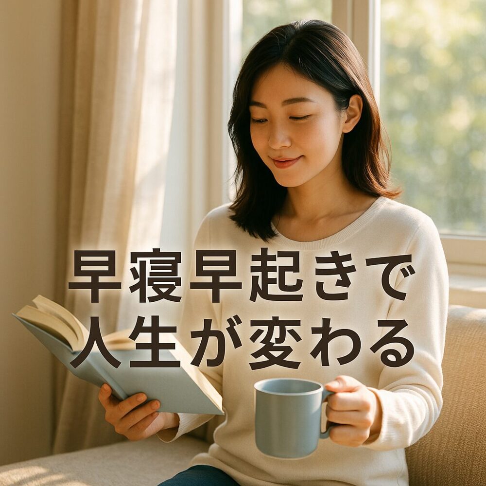 コーヒーを飲んでいる女性